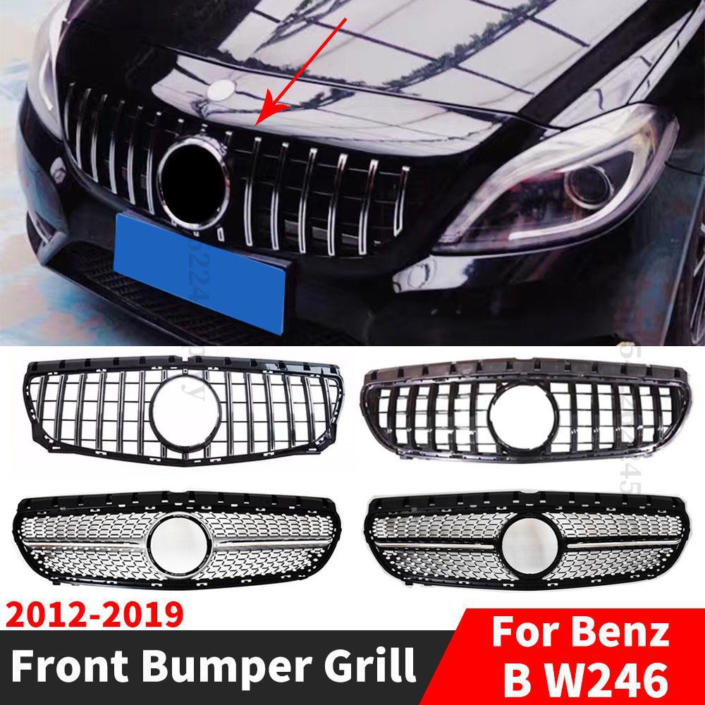 Front Grille Racing Grill Inlet Hood Mesh Body Kit Tuning Accessories Facelift For Mercedes W