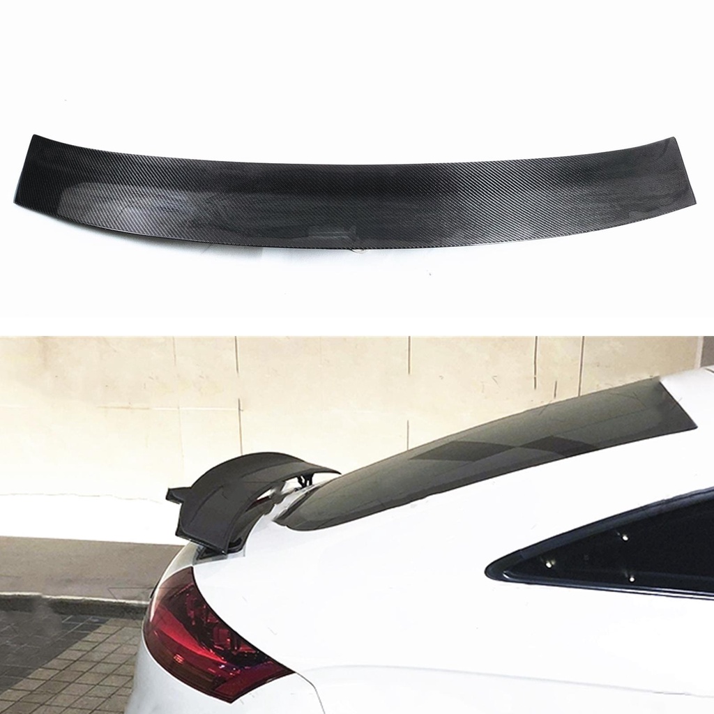 Carbon Fiber Car Rear Trunk Lid Spoiler Wing Tailgate Flap Trim Decklid ...