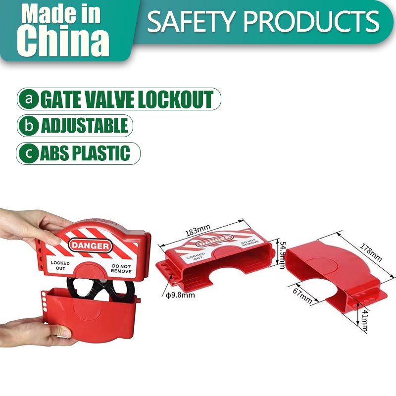 ADJUSTABLE GATE VALVE LOCKOUT/DISC TYPE BALL/GATE VALVES/PIPELINE