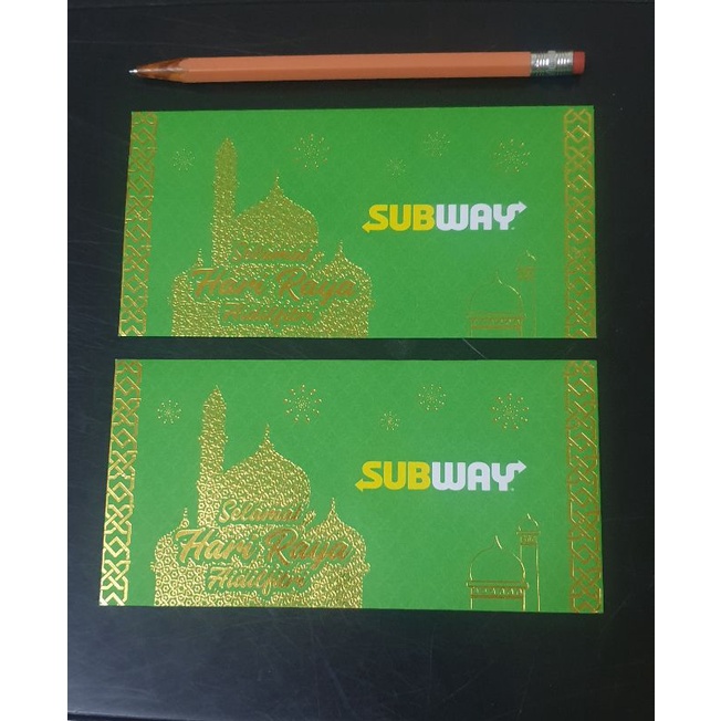 Subway sampul raya SDR rm1 new | Shopee Malaysia