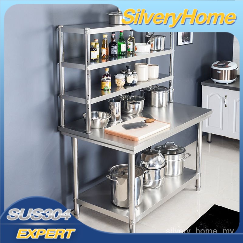 Restaurant Household Stainless Steel Kitchen Work Table Food Prep