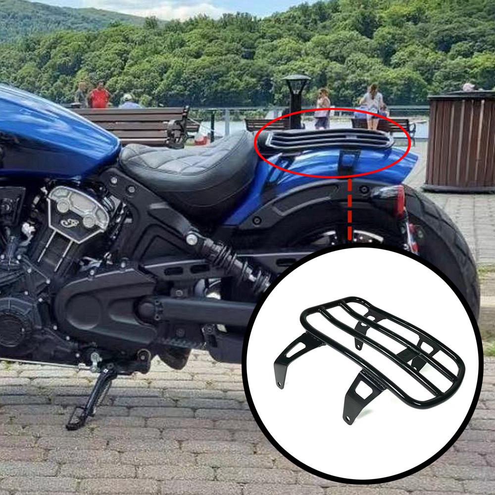 Motorcycle Indian Scout Bobber Scout Sixty back rack luggage rack ...