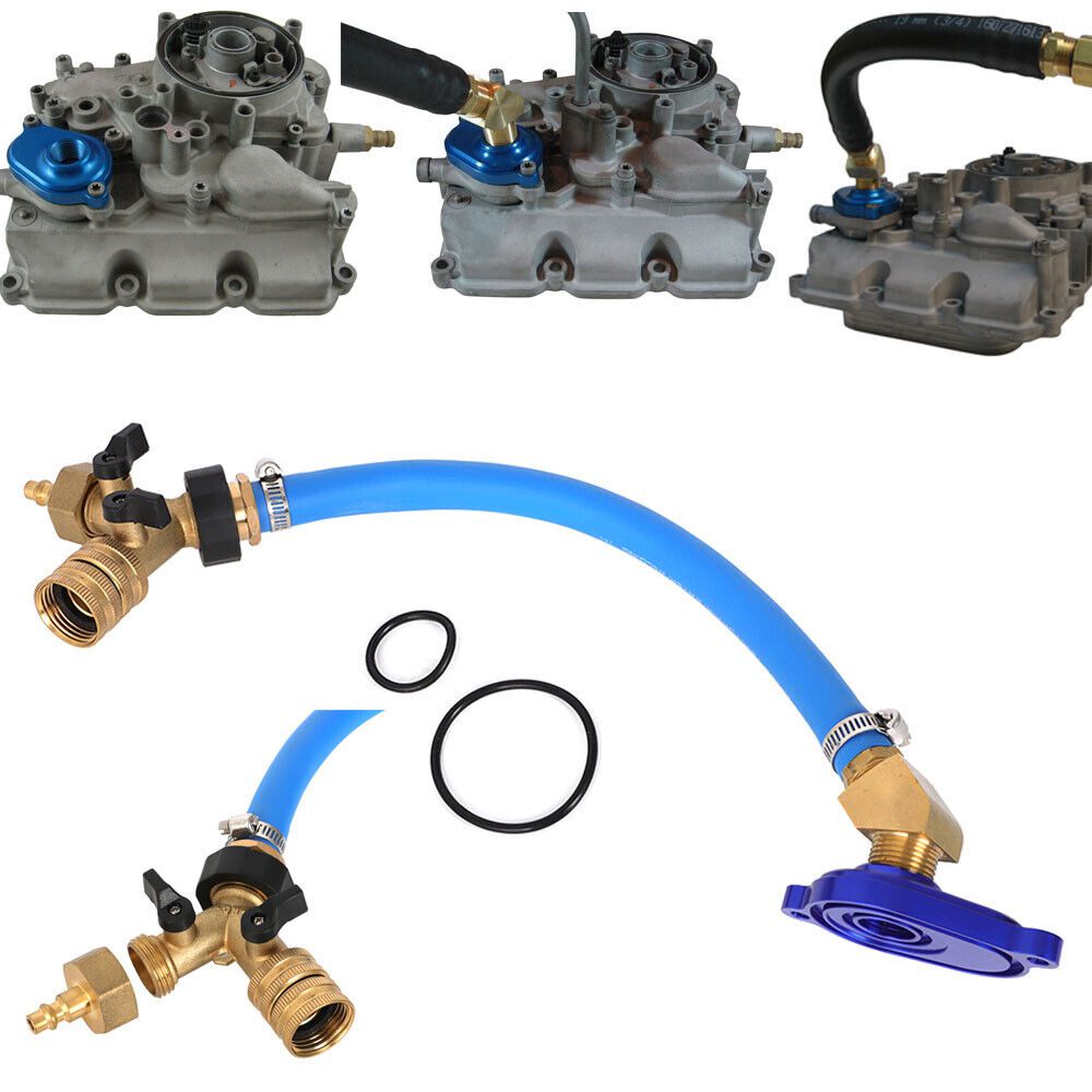 For Ford 6.0L 20032010 OIL COOLER FLUSH KIT (with aluminum, anodize