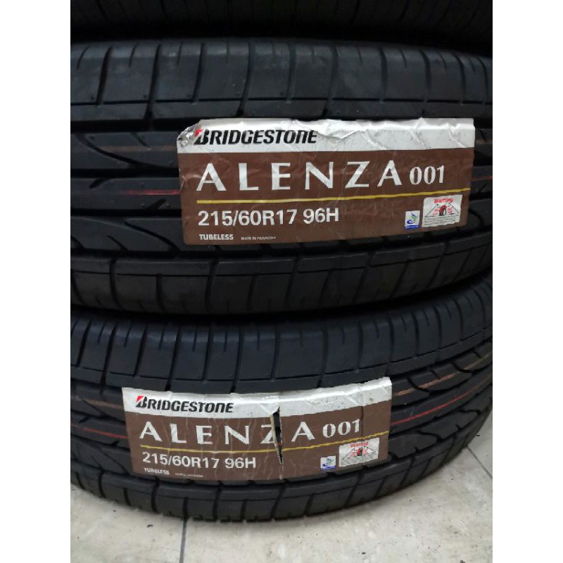 215/60/17 Bridgestone Alenza 001A Tyre Tayar (ONLY SELL 2PCS)