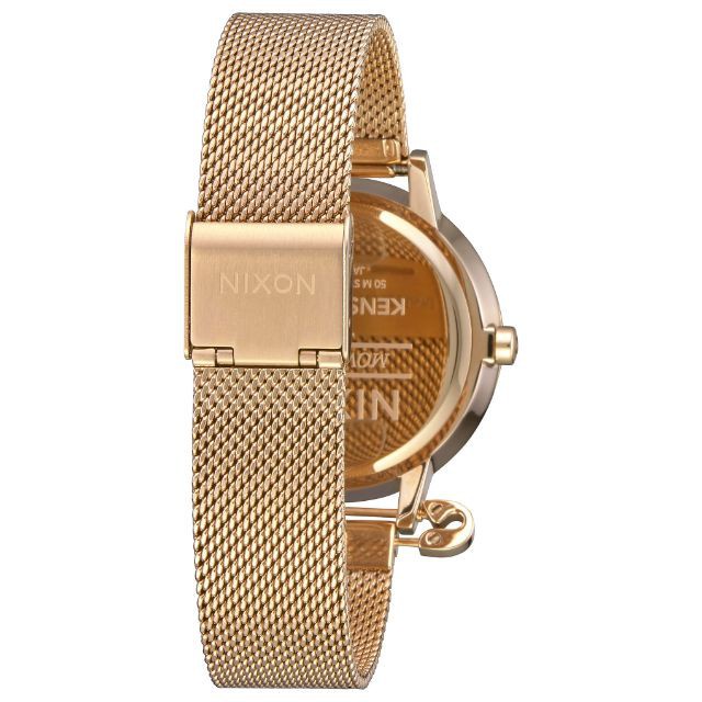 Nixon Women s Watch Kensington Milanese Gold Safety A12293223 Shopee Malaysia