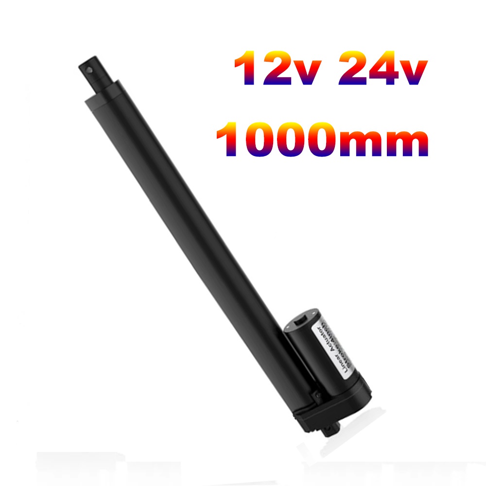 1000MM Linear Actuator 12V 24V DC Motor Metal Gear Electric Linear ...