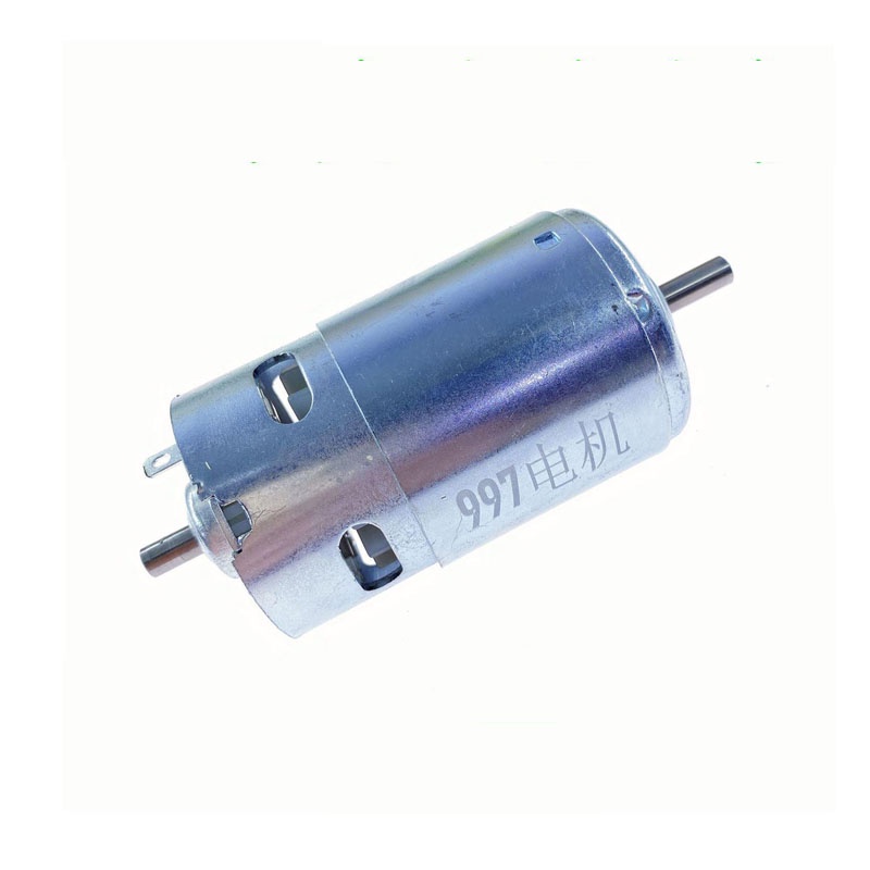 997 DC motor dual output shaft high speed 12-24-36 voltage motor dual ...
