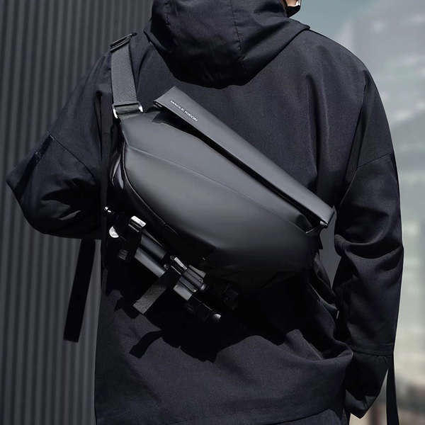 Street Wear Messenger Bag Men's Bag Tooling Motorcycle Motorcycle Backpack Functional Postman