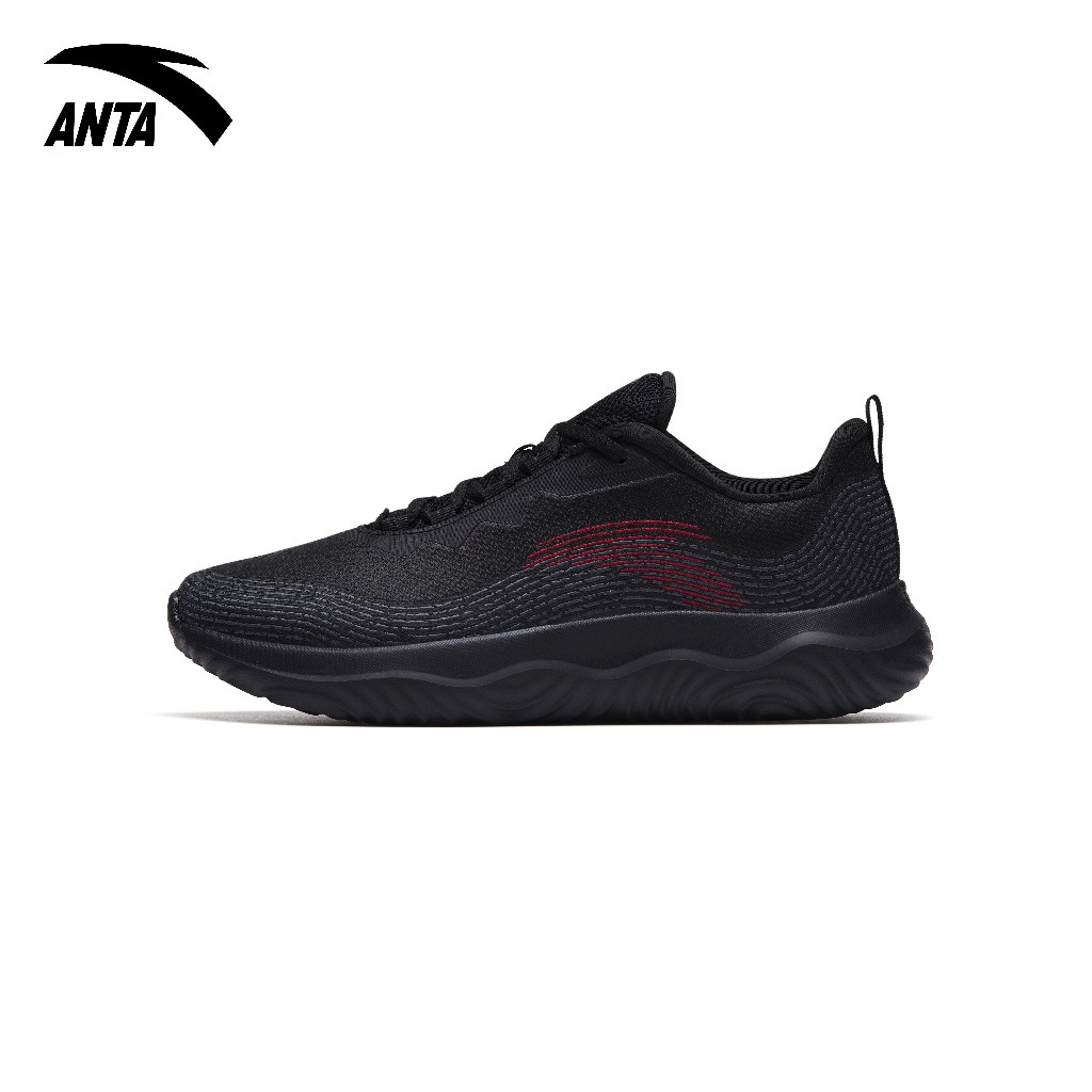 ANTA Men AEBUFFER/ARAIN RESISTANT CrossTraining ShoesBlack/Castle