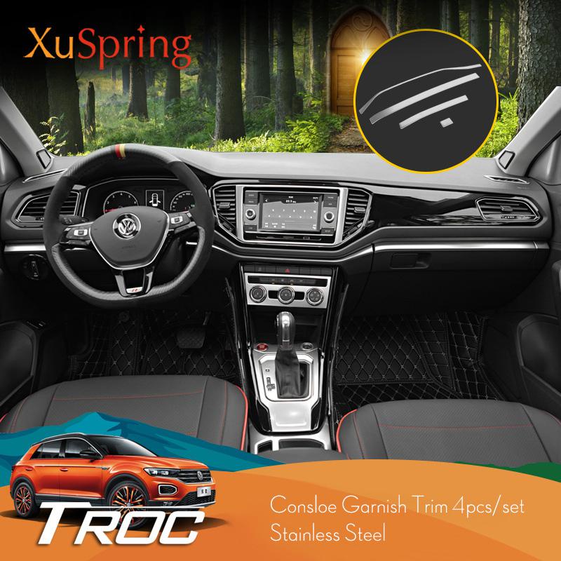 Car Dashboard Edge Trim For VW T-Roc 2018 2019 2020 2021 2022 2023 ...