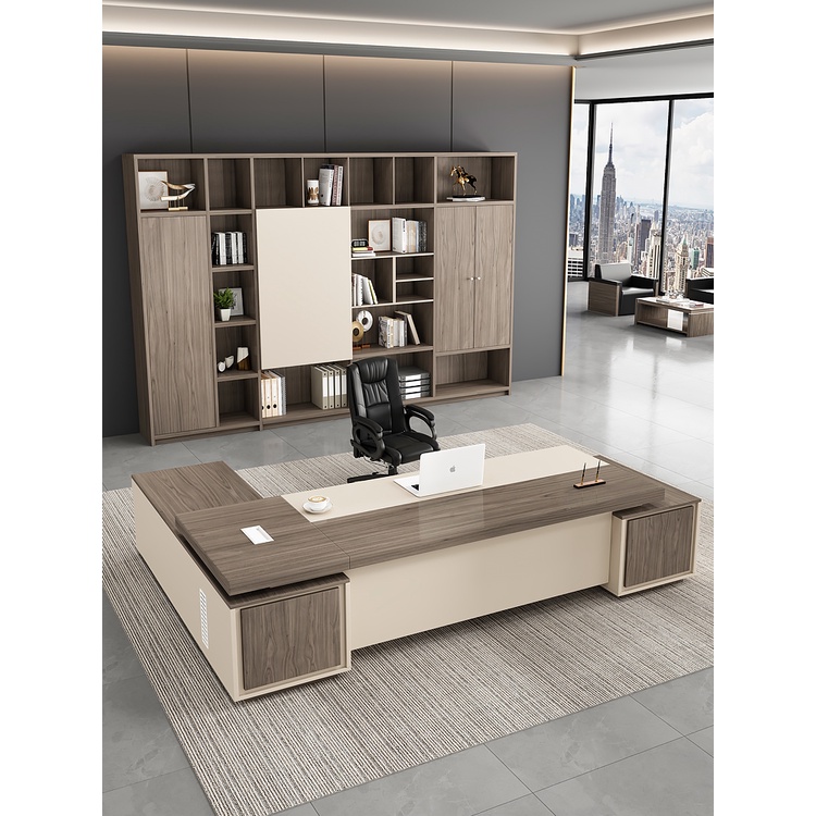 Boss table and chair combination president manager office desk simple
