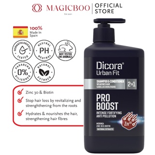 Dicora Urban Fit 2in1 Pro Boost Hair Conditioner Shampoo for Weakened Hair  400 ml (2 Pack)