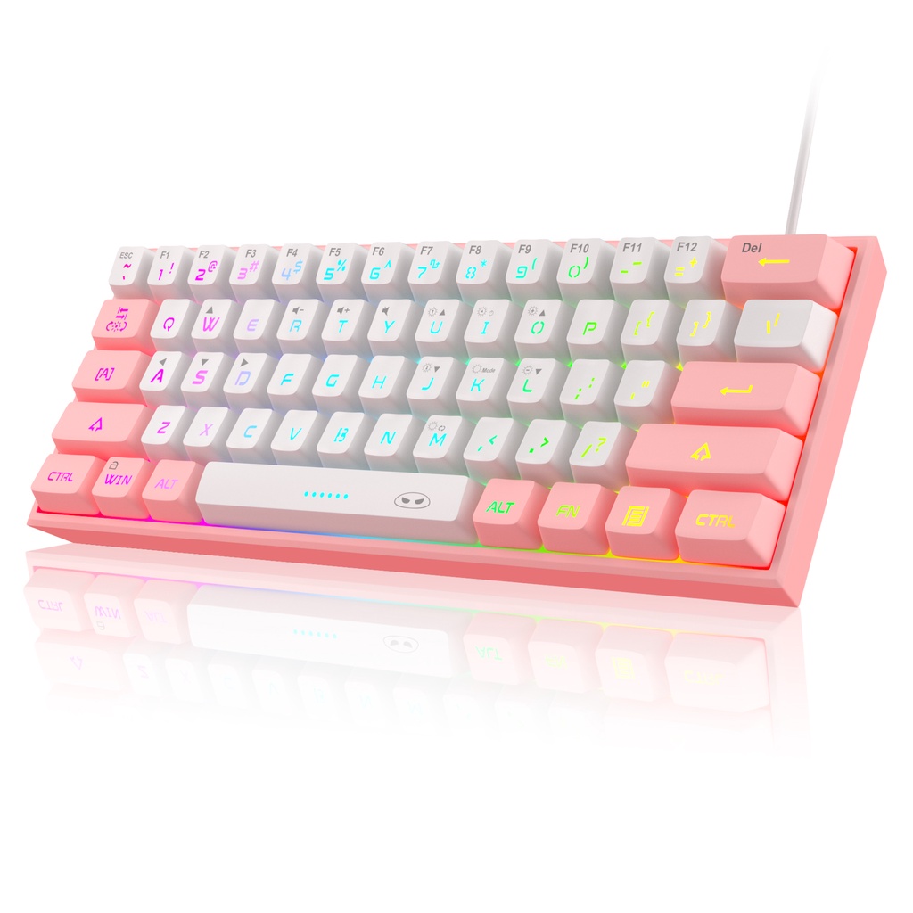 Magegee Ts92 60% Wireless Keyboard 61 Keys Rechargeable Rgb Backlight 