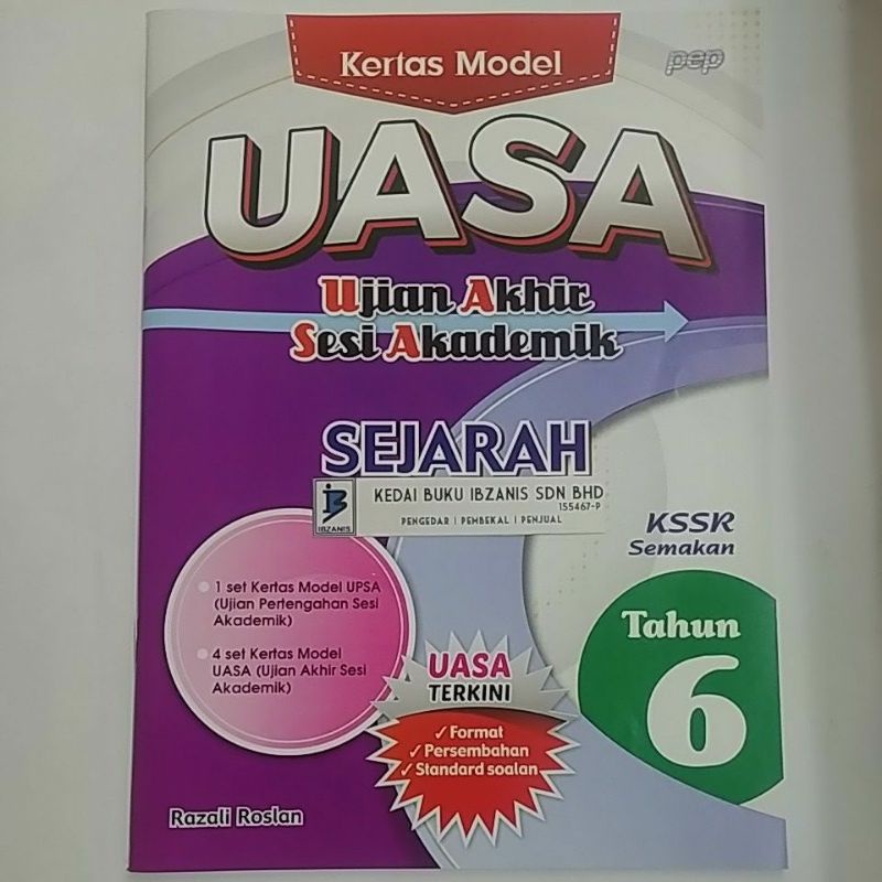 Kertas Model Uasa Ujian Akhir Sesi Akademik Sejarah Tahun Kssr