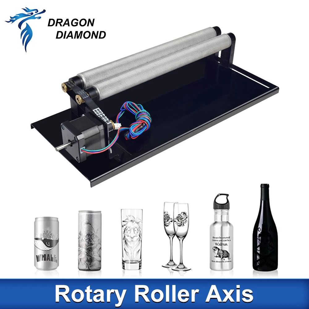 Rotary Rollers K40 Laser Engraving Yaxis Rotating Engraver Module For