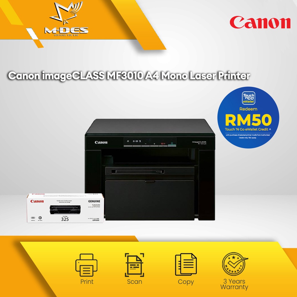 Canon imageCLASS MF3010 MF-3010 All In One Mono Laserjet Printer