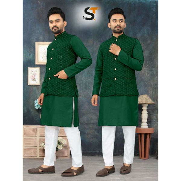 NEW LAUNCH KURTA WITH PANT AND KOTI(COAT) Shopee Malaysia