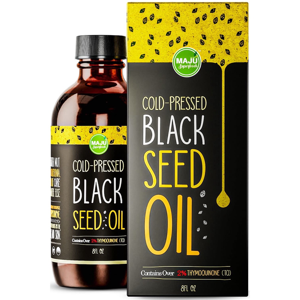MAJU Black Seed Oil 3 Times Thymoquinone, ColdPressed, 100 Turkish