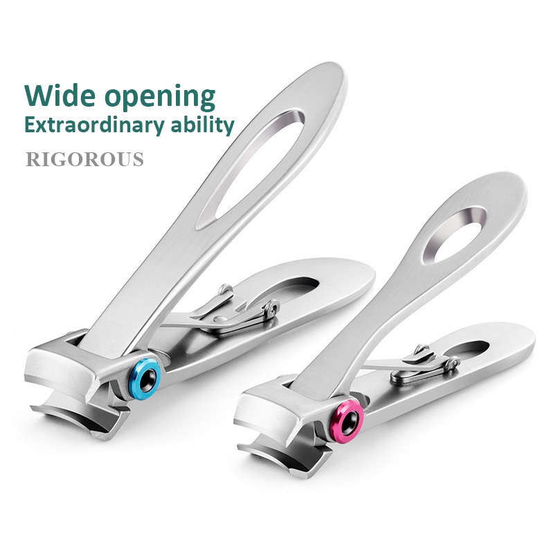 HighQuality Nail Clippers Stainless Steel Two Sizes Are Available Manicure Fingernail Cutter