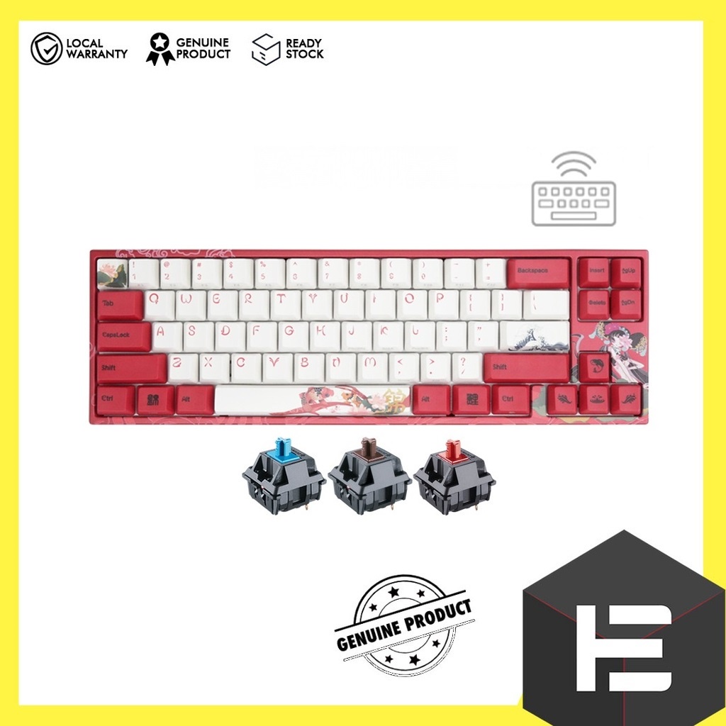 Ducky Varmilo Miya PRO Koi Wireless Mechanical Keyboard ( Mx Blue / Mx