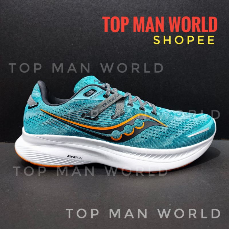 Saucony Guide 16 men's / AGAVE MARIGOLD / Structured Cushioning running shoe Shopee Malaysia