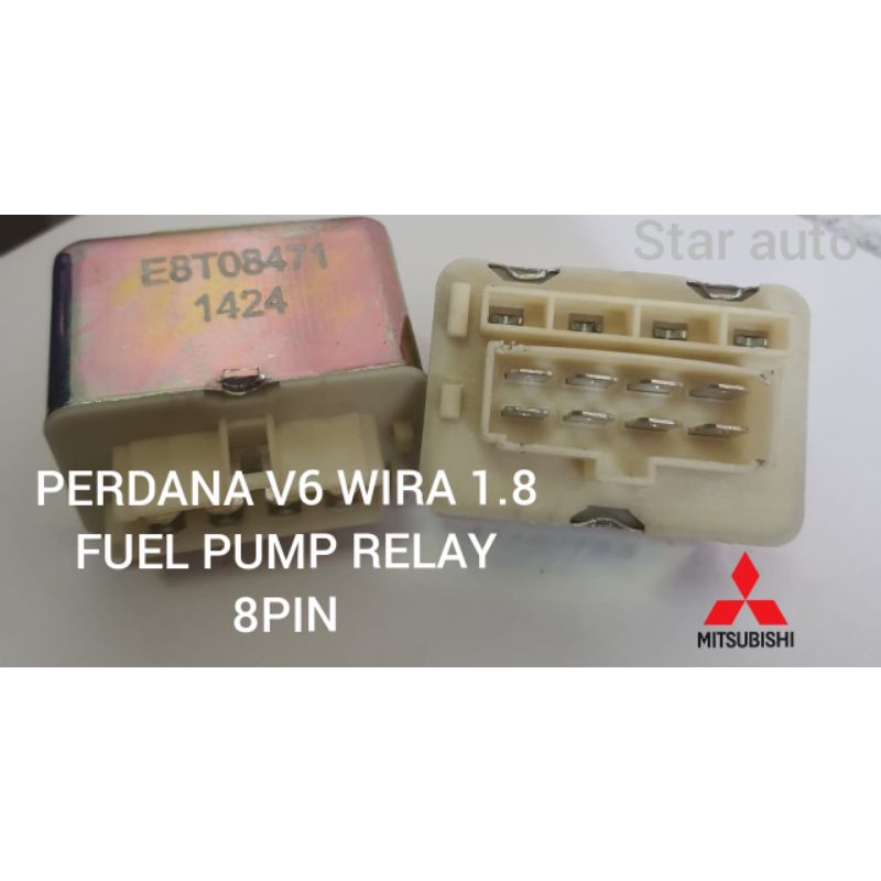 PERDANA V6 WIRA 1.8 FUEL PUMP RELAY 8PIN Shopee Malaysia