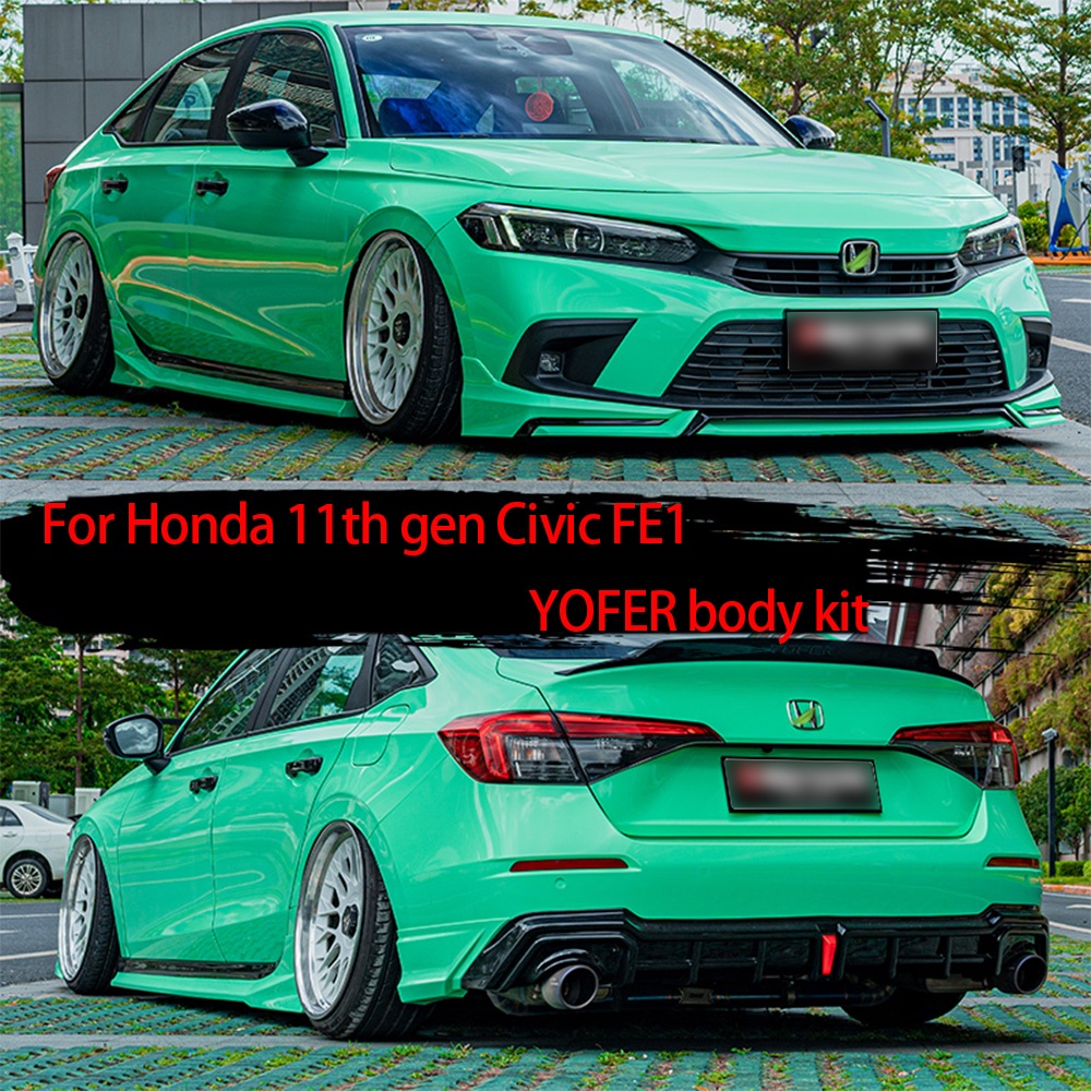 for-honda-2021-2022-civic-11th-gen-fe1-yofer-spoiler-front-lip-side