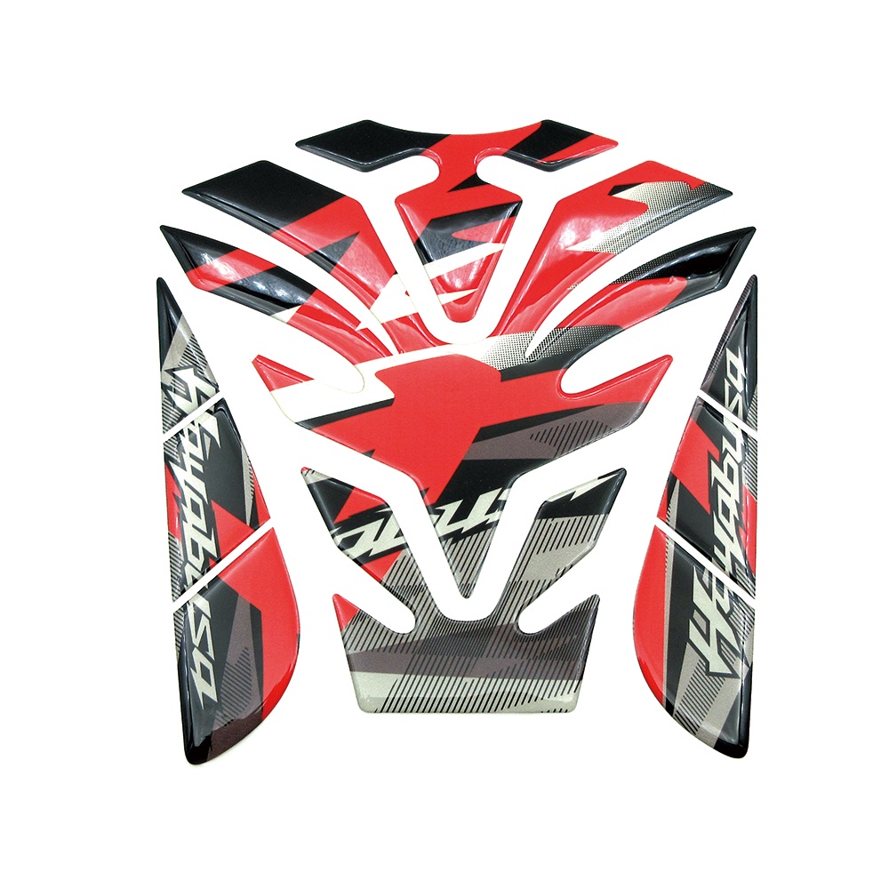 Motorcycle Brazing Gel Fuel Oil Tank Pad Fish Bone Protector Sticker
