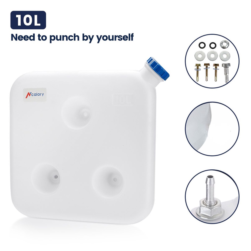 10L Oil Gasoline Diesel Petrol Plastic Canister Fuel Tank Water