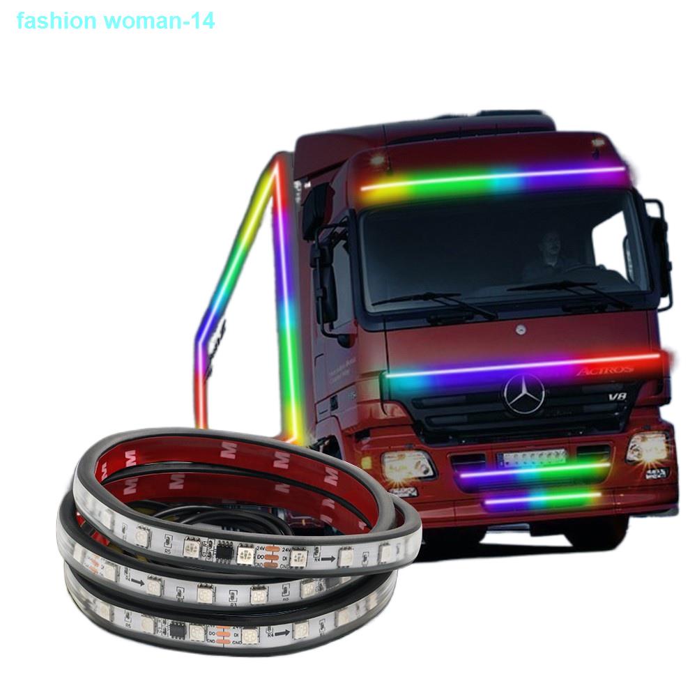 new♗ Oprah Large Truck 24V Colorful Warning Light Horse Race LED Light ...