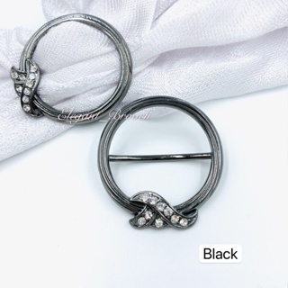 Elegant Brooch Korea Cincin Tudung Bawal Ring Tudung Scarf Buckle