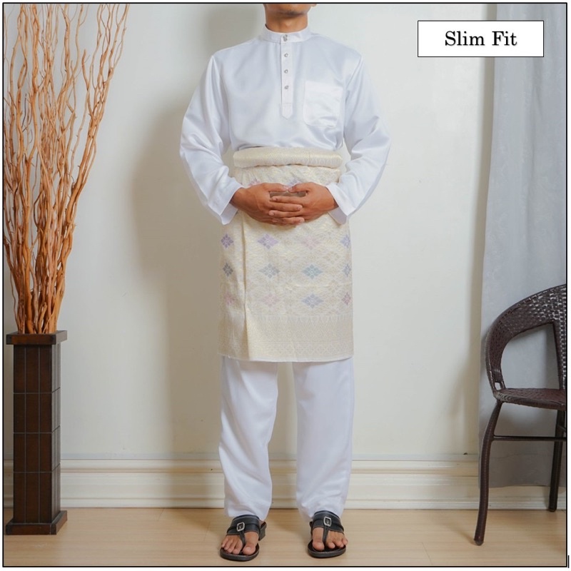 PRELOVE BAJU MELAYU PUTIH OFFWHITE BAJU NIKAH LELAKI BAJU NIKAH PUTIH