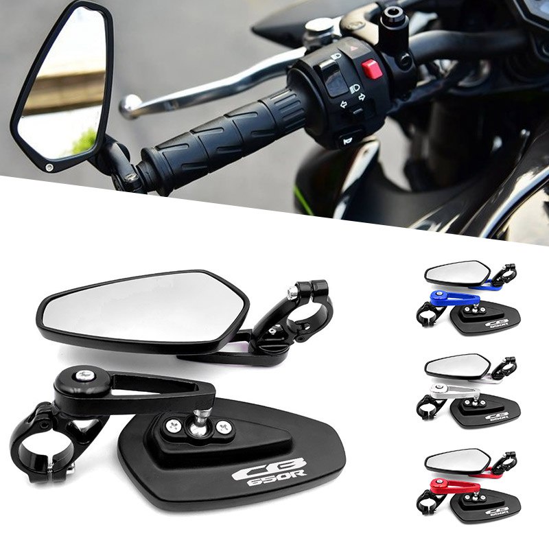 Motorcycle Mirrors rhombus Folding Bar End Side Mirrors For Honda CB650R CB 650R 20202023 2022