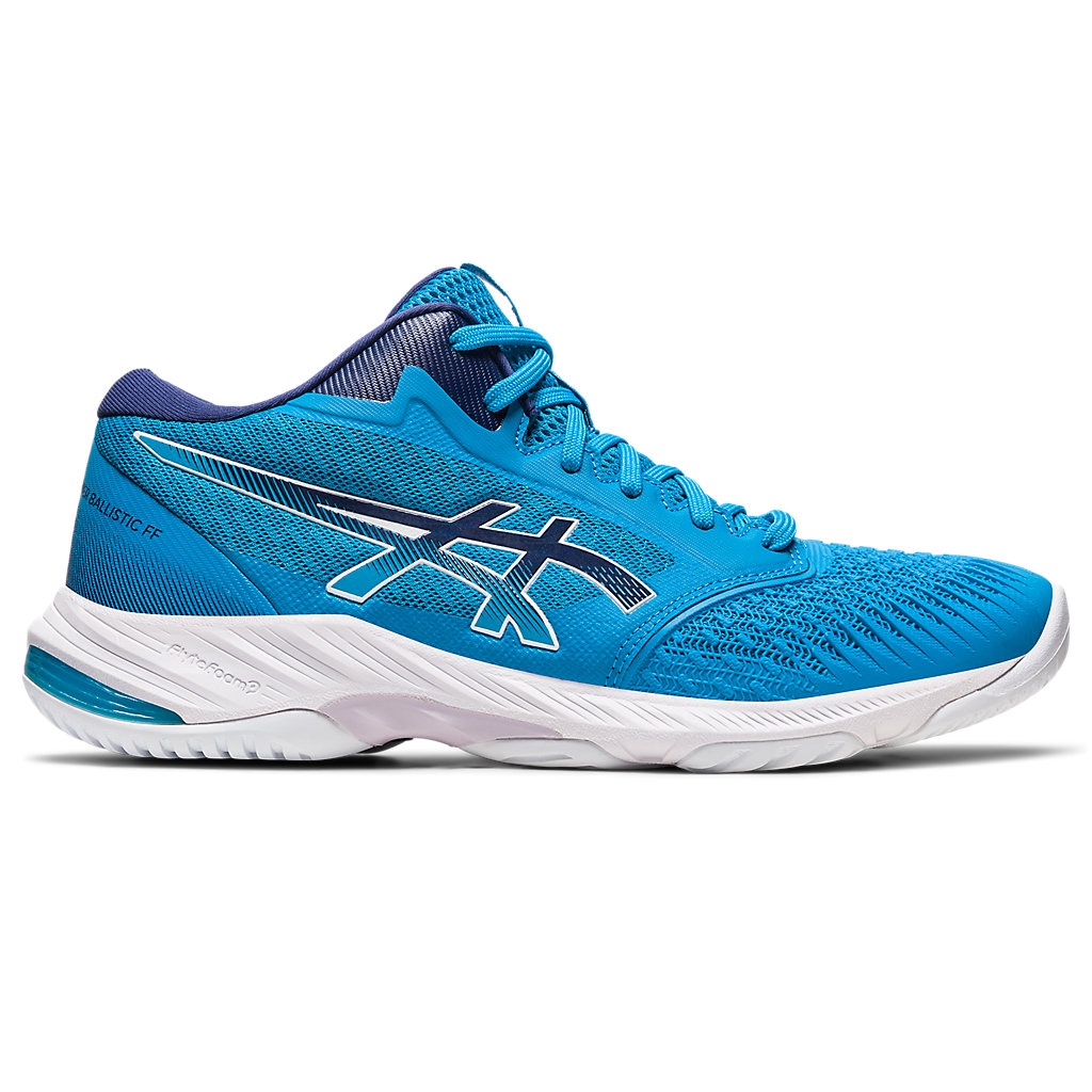 ASICS Netburner Ballistic FF MT 3 Men Volleyball Shoes In Island Blue
