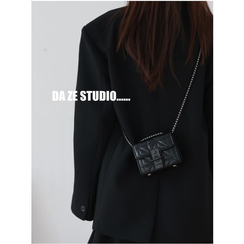 Niche Rhombus Chain High-grade Women's Large Capacity Shoulder Messenger Bag