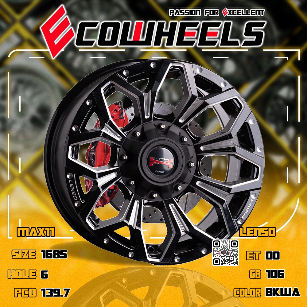 Original LENSO Wheels | MAX MAX-1 16 Inch 6H139.7 | Shopee Malaysia