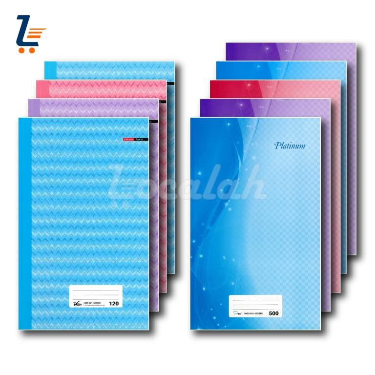 F4 Hard Cover Foolscap Book / Buku Log Panjang Kulit Tebal 120p/ 200p ...