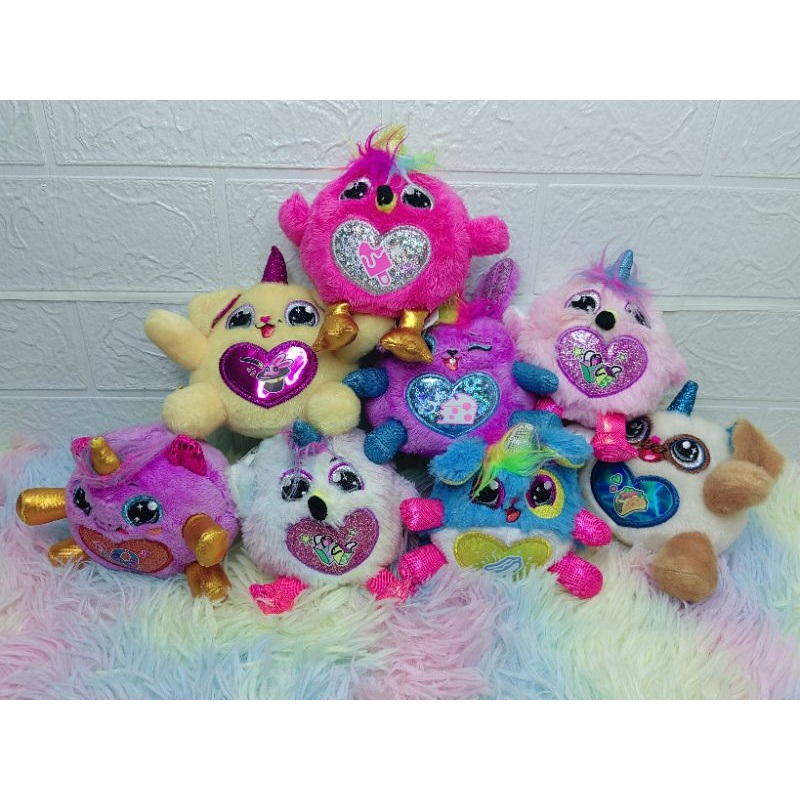 Mini Rainbocorn Peluche Cuore Scintillante Sorpresa - Serie 2
