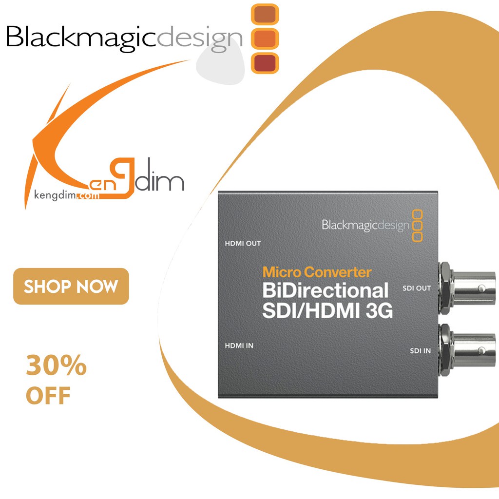 Blackmagic Design Micro Converter BiDirectional SDI/HDMI 3G | Shopee ...