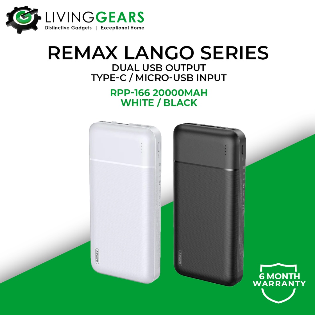 Remax Lango Series ( RPP-96/166/167/192 ) 30K / 20K / 10K Mah PD+QC 22 ...