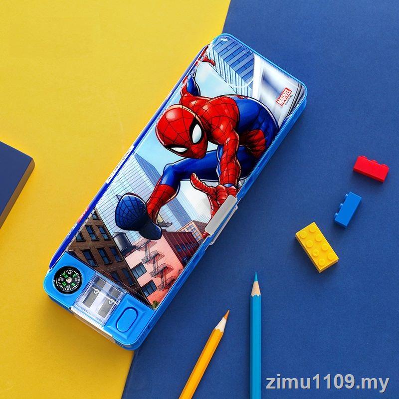 Disney Spider-man Pencil Case Captain America Hard Shell Large-capacity  Stationery Bag Boy Pupil Pencil Box Birthday Gifts - Action Figures -  AliExpress