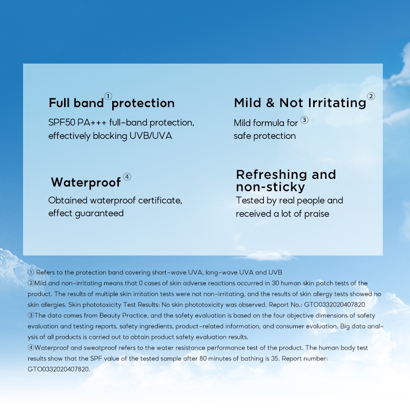 Colorkey Translucent Sunscreen Lotion Waterproof Non-sticky Long ...