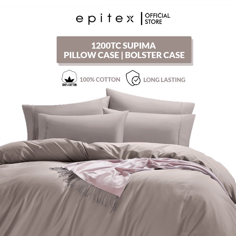 Epitex 1200TC Supima Cotton Pillow Case Supima Cotton Bolster Case