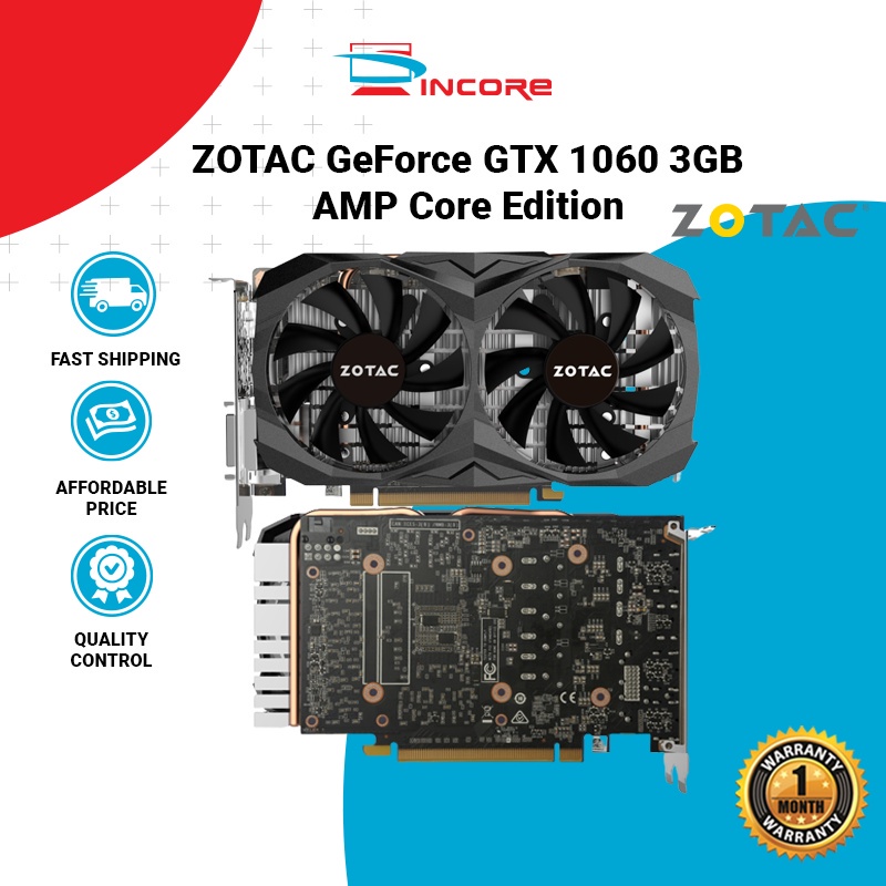 Zotac 1060 3gb discount amp