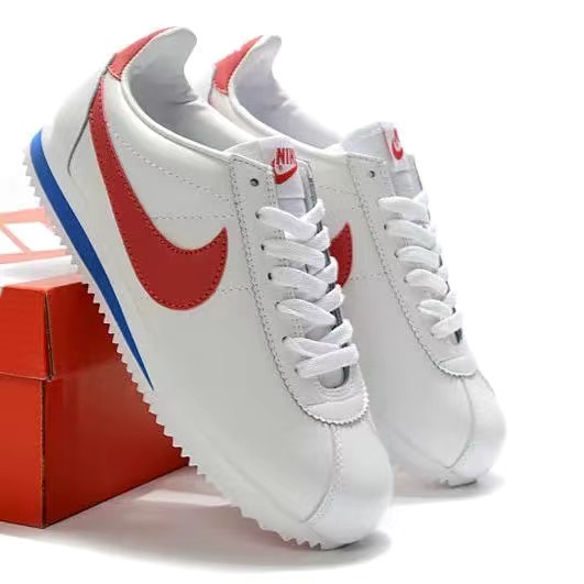 100% Original Nike Forrest Gump Classic Cortez Vintage Little White Shoes  Lightweight And Versatile | Shopee Malaysia