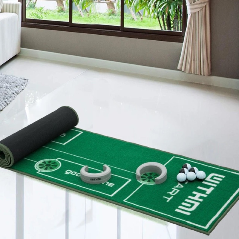 🇲🇾 WITHMI Foldable Golf Putting Green Mat Game Aid Practice Indoor