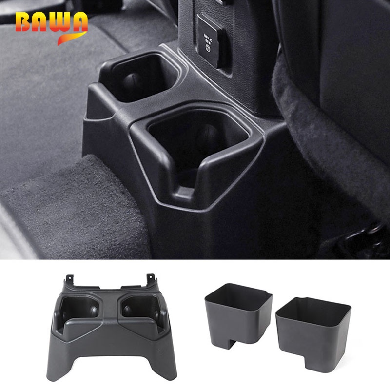 BAWA Car Rear Drinks Holders Rear Seat Side Storage Box for Jeep