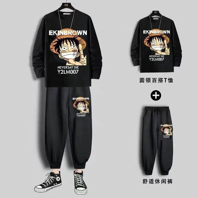 2020 Sut One Piece baharu pelajar lelaki versi Korea kemeja-T lengan ...