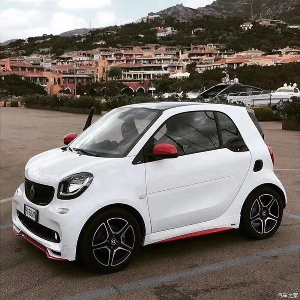 For Benz Smart Fortwo 453 Unpainted Front Rear Lip Side Skirts Front ...