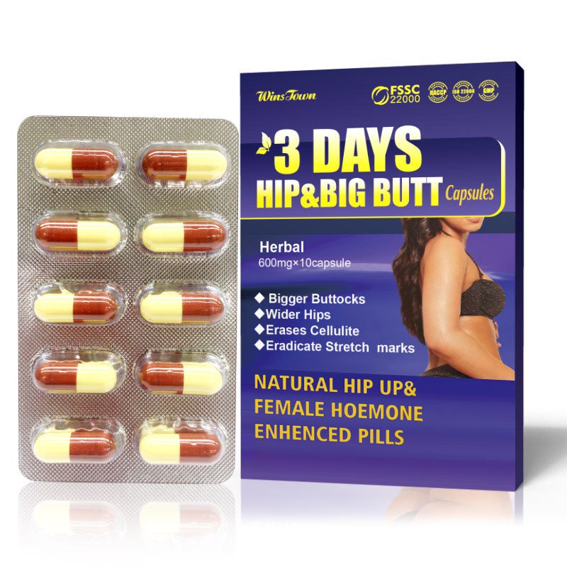 Custom Hip butt capsules Women Beauty Products Booty Butt Enlargement